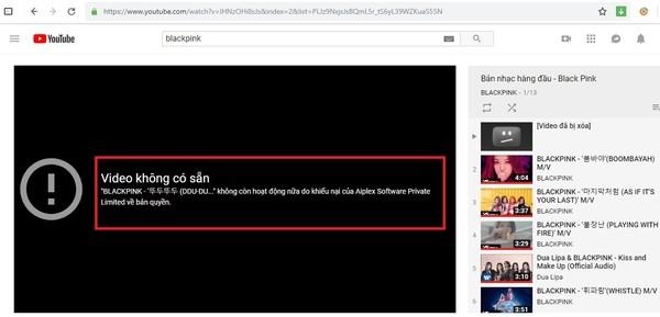Sốc: MV hơn trăm triệu views DDU-DU DDU-DU của BlackPink vừa không cánh mà bay khỏi Youtube!-2