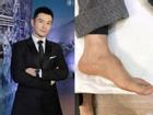Bị dân mạng soi bàn chân kì dị, Huỳnh Hiểu Minh tung thêm ảnh chứng minh chân của anh thực sự bất thường