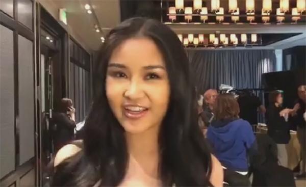 Sau nhiều ngày kém xinh, cuối cùng Lê Âu Ngân Anh cũng đã có một bức hình khá khẩm tại Miss Intercontinental 2018-7