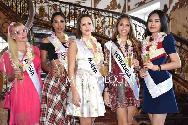 Sau nhiều ngày kém xinh, cuối cùng Lê Âu Ngân Anh cũng đã có một bức hình khá khẩm tại Miss Intercontinental 2018-11