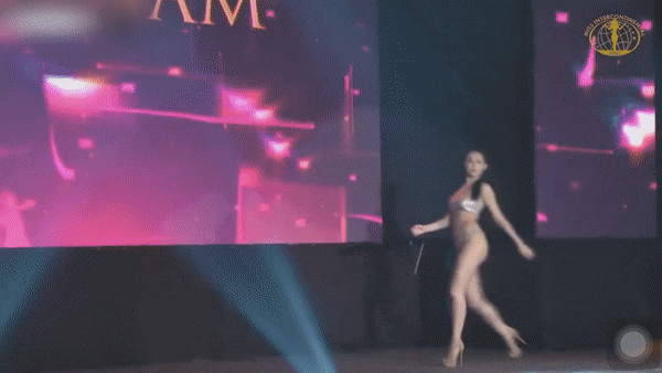 Lê Âu Ngân Anh xinh bất thình lình, trình diễn bikini và dạ hội cực tự tin tại Miss Intercontinental 2018-7