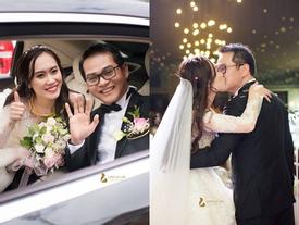 NSND Trung Hiếu rạng rỡ, hôn vợ đắm đuối trong lễ cưới tại Sơn La NSND Trung Hiếu rạng rỡ, hôn vợ đắm đuối trong lễ cưới tại Sơn La