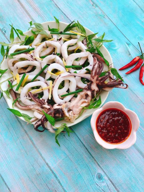 Mực ống hấp hành gừng thơm nức mũi mê hoặc ông xã-2