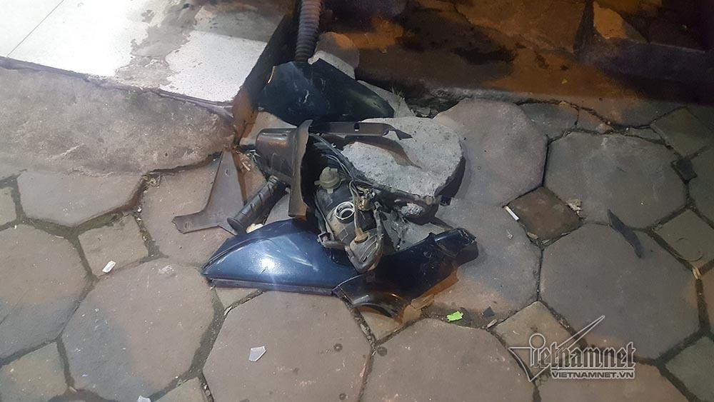 Ô tô đâm 5 xe trên phố Ngọc Khánh: Thai phụ nhảy bật trong tích tắc-3