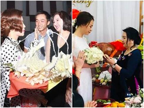 Nữ đại gia Nguyễn Thị Như Loan gây sốt với những lần hiếm hoi xuất hiện bên dâu cũ Hà Hồ và dâu mới Đàm Thu Trang