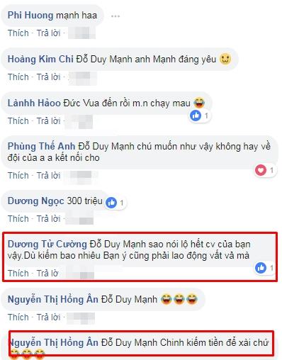 Duy Mạnh buột miệng tiết lộ thu nhập khủng Đức Chinh kiếm được sau mỗi status trên Facebook-4