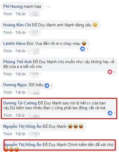 Duy Mạnh buột miệng tiết lộ thu nhập khủng Đức Chinh kiếm được sau mỗi status trên Facebook-4