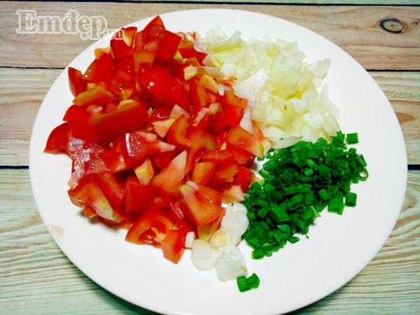 Đậu nhồi thịt sốt cà chua nhanh gọn chào tuần mới-5