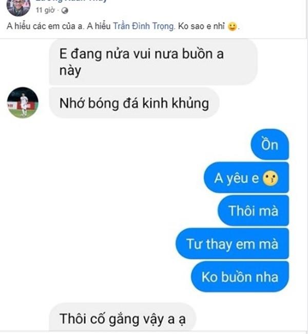 Hé lộ đoạn chat của Đình Trọng và bạn thân khiến người hâm mộ buồn mà bật khóc thay Trọng ỉn-4