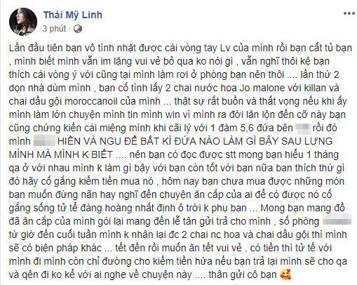 Á hậu từng dính nghi án bán dâm bức xúc khi bị bạn thân năm lần bảy lượt lấy trộm đồ-1