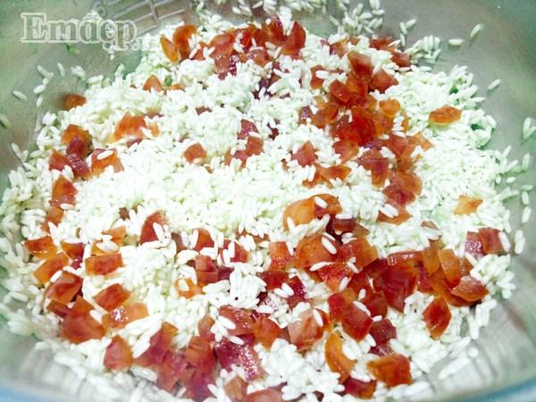 Cách làm xôi lạp xưởng lá dứa vừa dẻo vừa thơm nức mũi-5