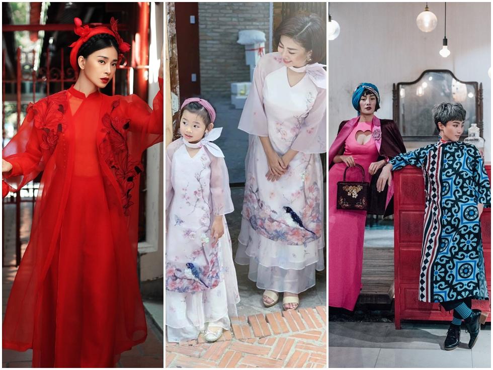 Minh Hằng vác dao chặt chuối để làm bánh tét ăn Tết mà cằm cô còn nhọn hơn dao-14