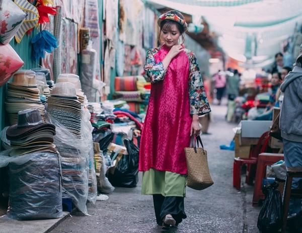 Hàng loạt mỹ nhân lên đồ với áo dài cách tân: Mai Phương và Bích Phương dịu dàng; Ngô Thanh Vân, Quỳnh Chi ma mị-11