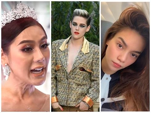 SAO MAKE OVER: Lâm Khánh Chi lộ vùng da cổ lão hóa như U60 - Kristen Stewart trang điểm như ma cà rồng khát máu