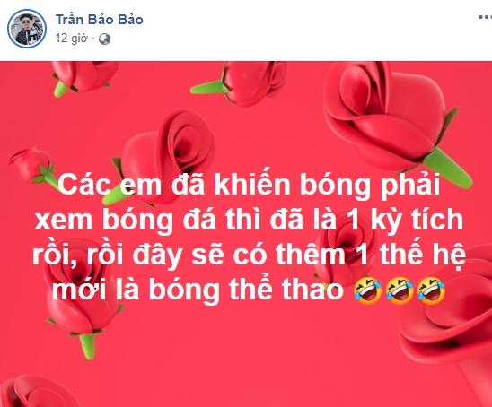 BB Trần là người của LGBT ai cũng biết, nhưng mang giới tính đi rao để động viên tuyển Việt Nam thế này đúng là có 1 - 0 - 2-1