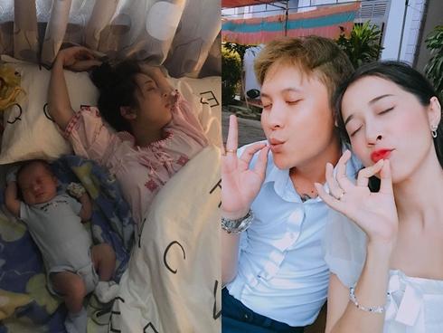 Sinh con hơn 1 tháng, em gái Nhã Phương rùng mình nhớ lại khoảnh khắc lên bàn đẻ, lên tiếng chuyện cưới chạy bầu-6