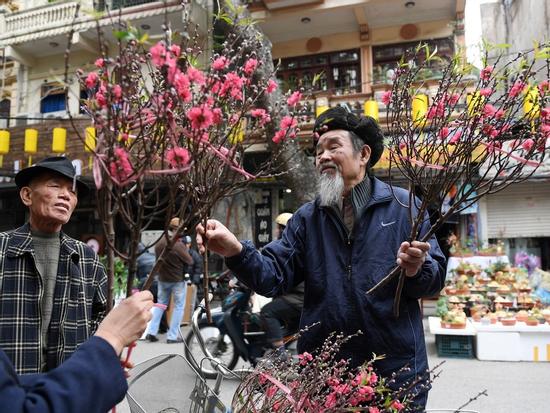 Chợ Hàng Lược nhộn nhịp, nhiều người dạo chơi trước Tết Kỷ Hợi