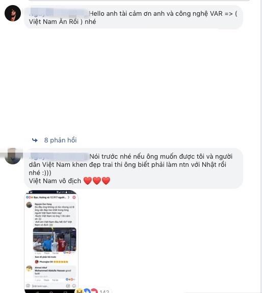 Dân mạng lại làm loạn Facebook trọng tài bắt trận Việt Nam - Nhật Bản-3