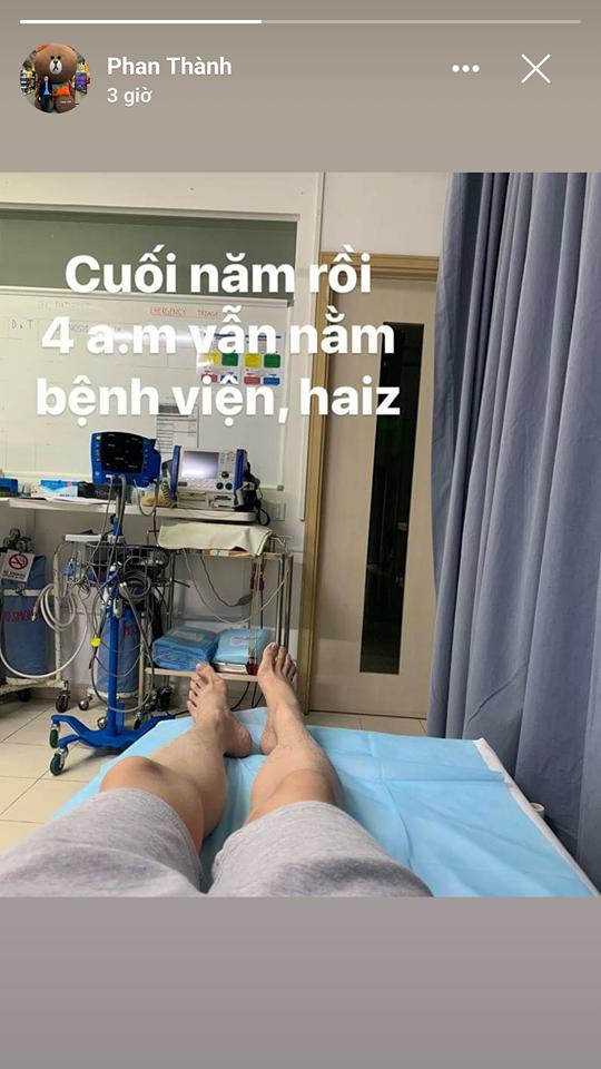 Bạn gái vừa xác nhận chia tay, Phan Thành lại gây xôn xao khi khoe ảnh nằm trong bệnh viện-2