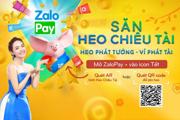 ‘Săn heo chiêu tài Tết 2019’ trên ZaloPay cùng Minh Hằng-1