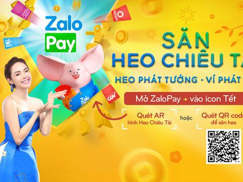 ‘Săn heo chiêu tài Tết 2019’ trên ZaloPay cùng Minh Hằng