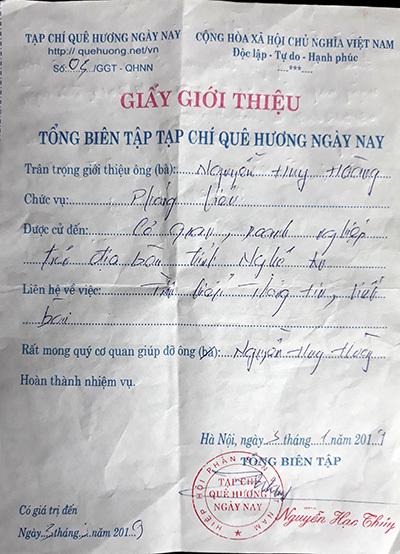 Thả phóng viên nghi tống tiền doanh nghiệp ở Nghệ An-1