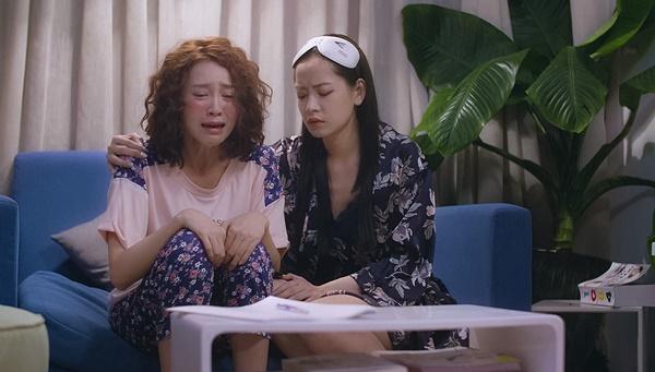 Chi Pu bất lực nhìn Lan Ngọc khóc lóc vì lụy tình trong tập 8 Mối Tình Đầu Của Tôi-3