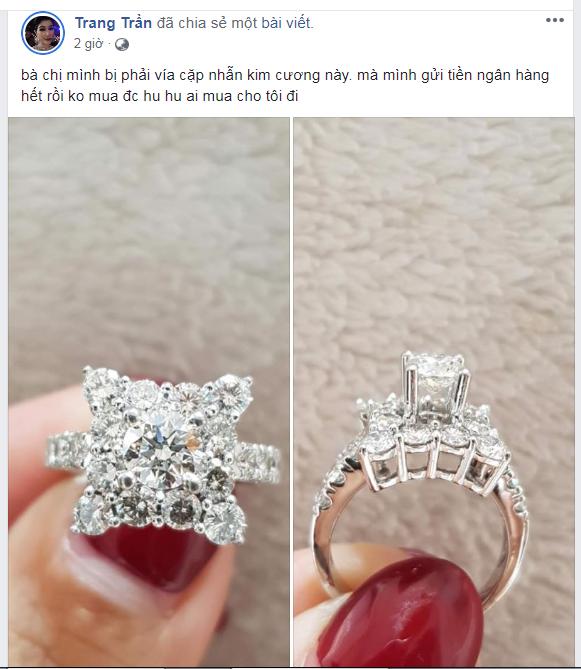Bị bóc phốt chôm ảnh nhẫn kim cương sống ảo, Hồng Quế thừa nhận nhưng không thèm giải thích thêm-4