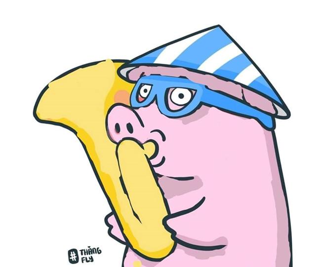 Dân mạng chế ảnh lợn siêu nhân, heo hoa hậu bị chê xấu dịp Tết-2