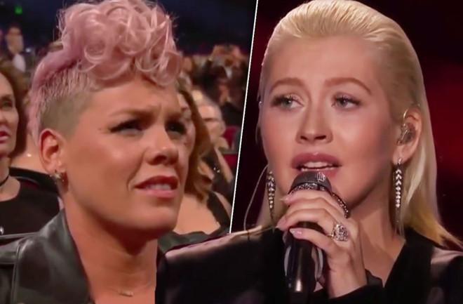 Christina Aguilera phủ nhận từng đấm vào mặt kẻ thù Pink-2