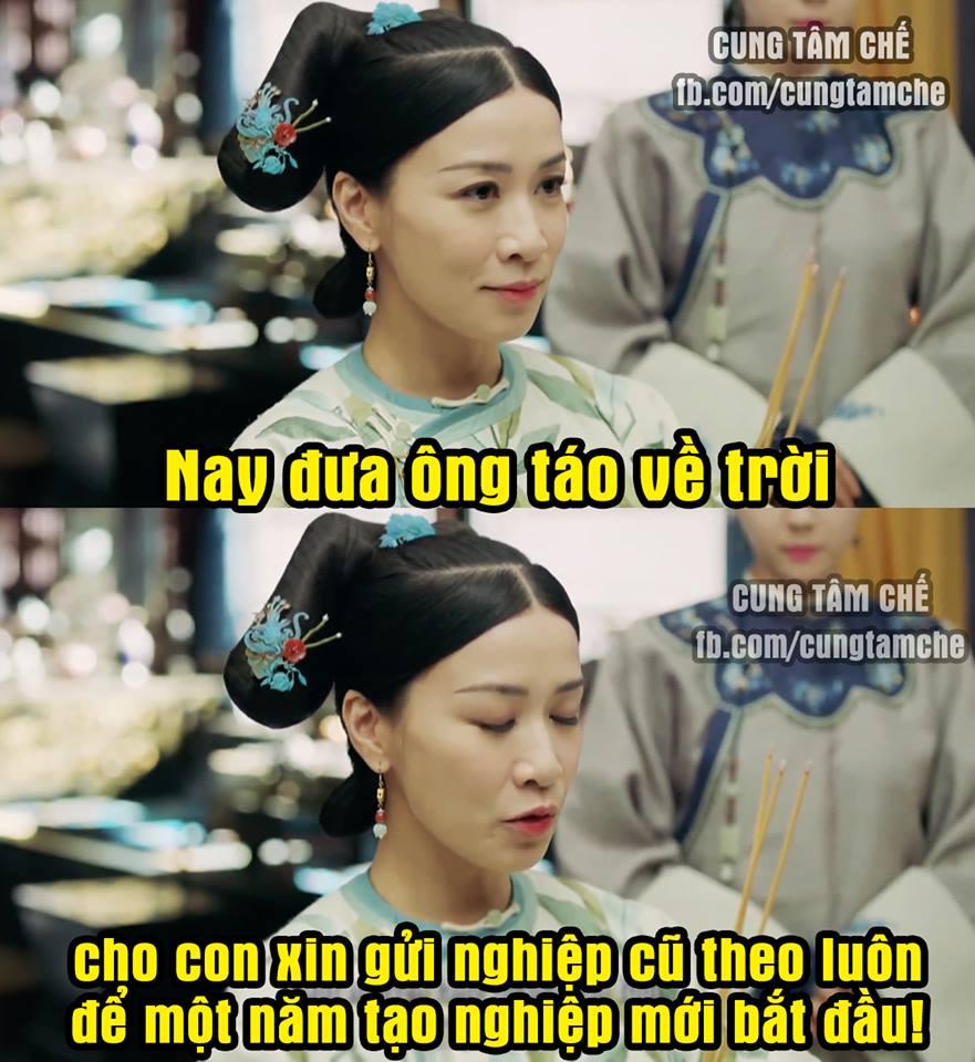 Diên Hi Công Lược đã hết nhưng Xa Thi Mạn vẫn là nhân vật được chế ảnh nhiều nhất Tết này-1