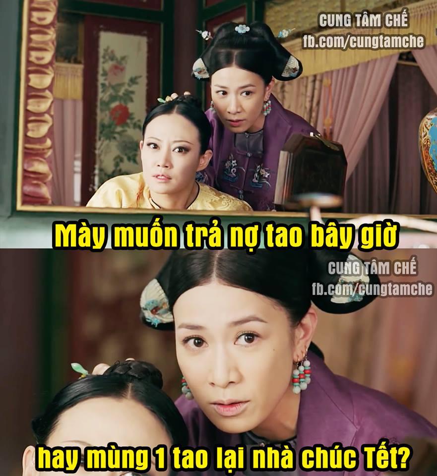 Diên Hi Công Lược đã hết nhưng Xa Thi Mạn vẫn là nhân vật được chế ảnh nhiều nhất Tết này-6