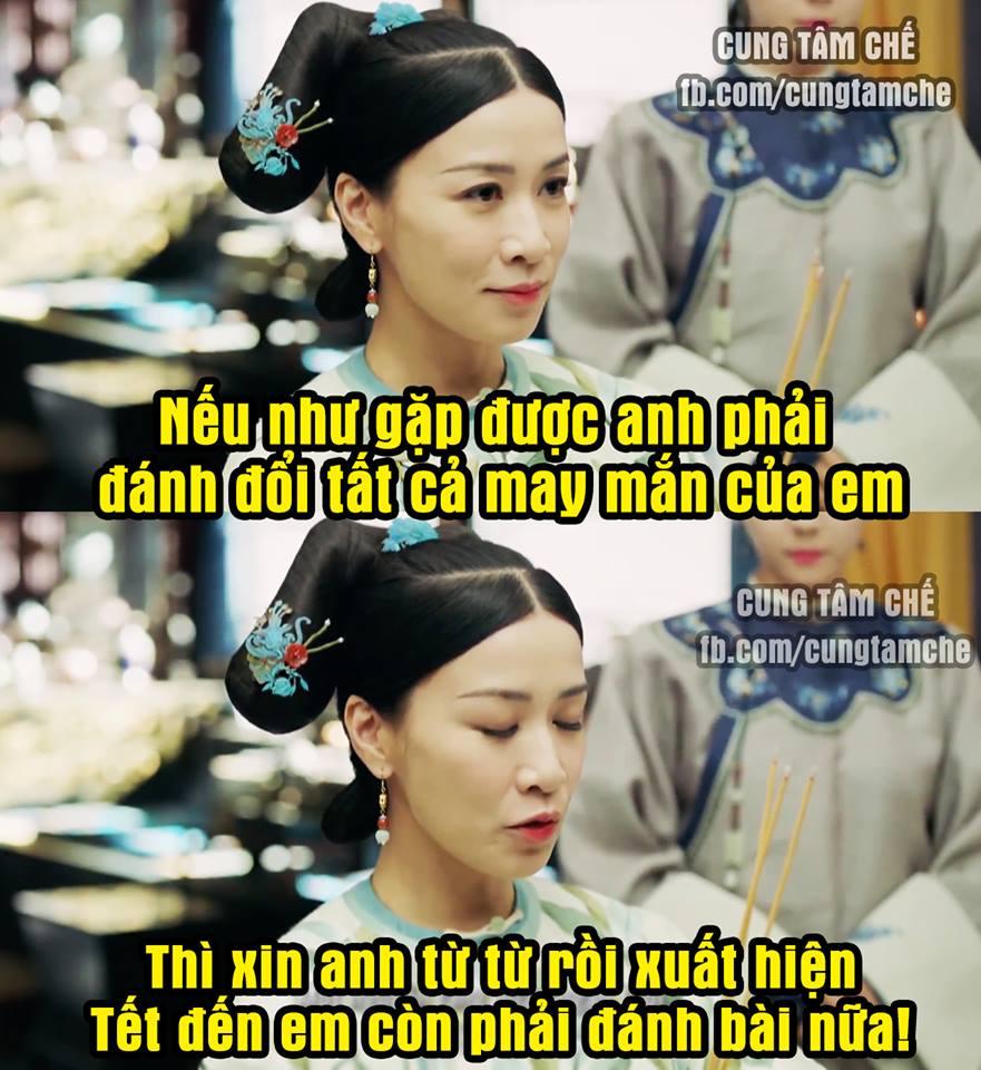 Diên Hi Công Lược đã hết nhưng Xa Thi Mạn vẫn là nhân vật được chế ảnh nhiều nhất Tết này-8