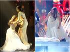 HẾT HỒN: Lăn đùng bất tỉnh trên sân khấu, Hoa hậu Hòa bình 2018 được trao giải 'Đăng quang ấn tượng'