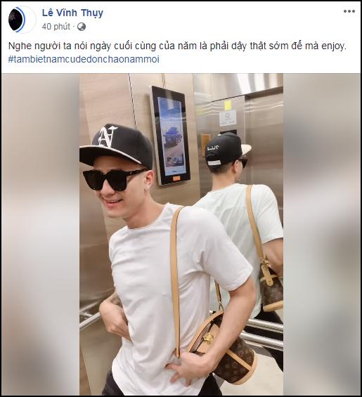 Vĩnh Thụy đăng clip uốn éo giữa trưa 30 Tết, fan nhảy vào hỏi gấp: Anh mới trổ bóng à?-1