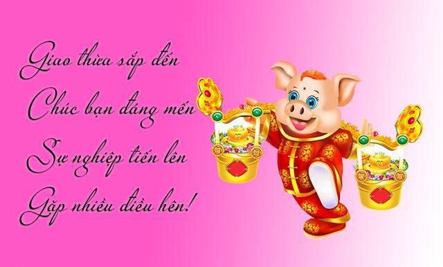 Những câu chúc hài hước, ý nghĩa cho bạn trẻ dịp Tết Kỷ Hợi 2019-1