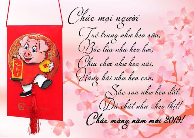 Những câu chúc hài hước, ý nghĩa cho bạn trẻ dịp Tết Kỷ Hợi 2019-3