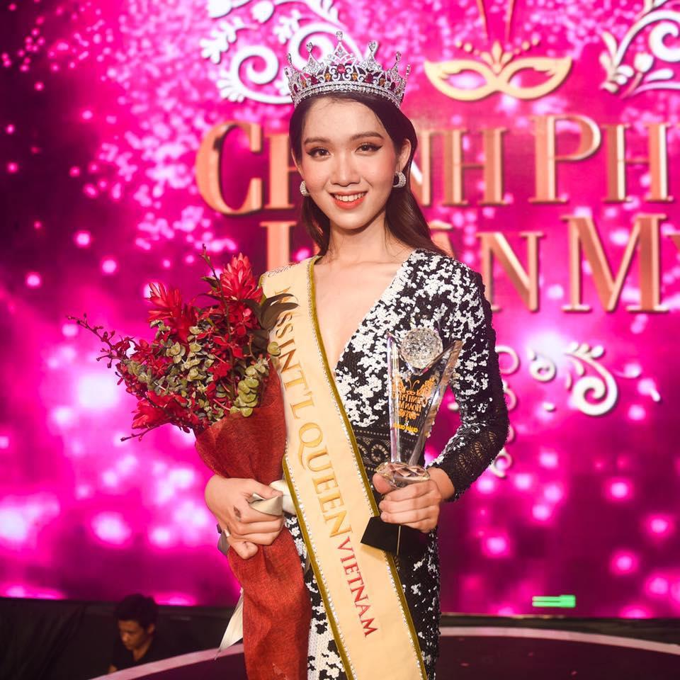 Nhật Hà khoe nhan sắc xinh tươi, nói tiếng Anh như gió tại Hoa hậu Chuyển giới Quốc tế 2019-2