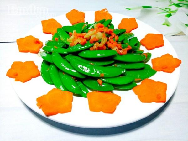 10 phút làm đỗ xào ngọt lịm lại đẹp mắt vô cùng-4