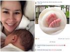 Diễn viên Thân Thúy Hà khoe hình ảnh đầu tiên bên con thứ 2 mới sinh