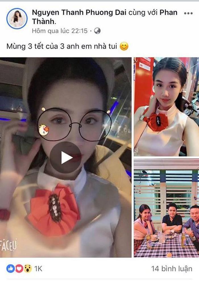 Chia tay bạn gái hotgirl Phan Thành khoe ảnh đi ăn với bóng hồng mới, cả hai thường xuyên thả thính trên mạng xã hội-1