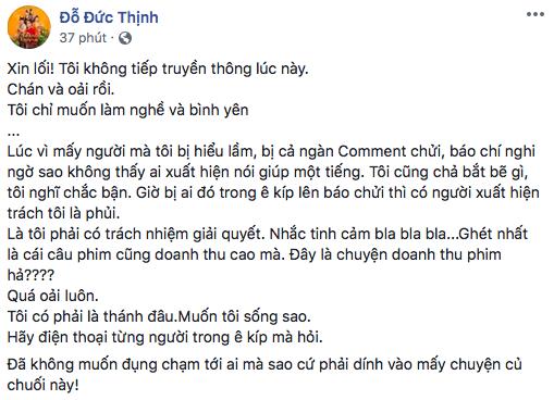 Giữa ồn ào chơi xấu Trấn Thành, Đức Thịnh bức xúc: Tôi có phải là thánh đâu, muốn tôi sống sao?-4