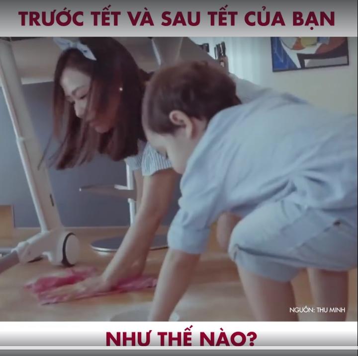 Cười té ghế với clip mô tả sự thay đổi trước và sau Tết của Thu Minh-2