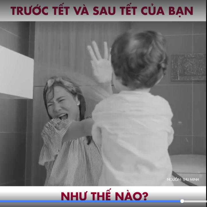 Cười té ghế với clip mô tả sự thay đổi trước và sau Tết của Thu Minh-4