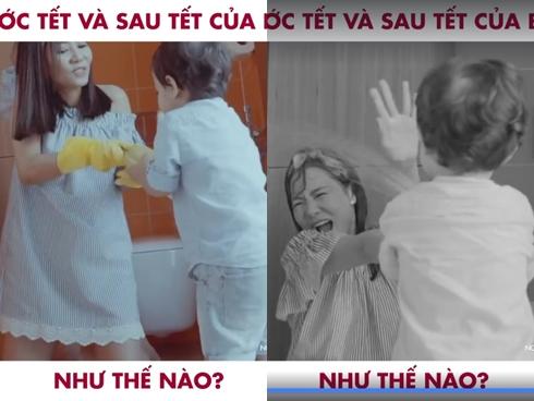 'Cười té ghế' với clip mô tả sự thay đổi trước và sau Tết của Thu Minh