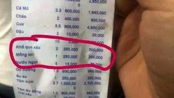 Thêm quán ăn ở Nha Trang bị tố ‘chặt chém’ 250.000 một đĩa mồng tơi