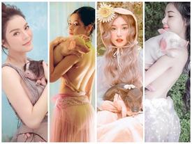 Trào lưu chụp hình cùng lợn: Chi Pu, Ngân 98 phản cảm bao nhiêu thì Lý Nhã Kỳ, Hoàng Yến Chibi lại mộng mơ bấy nhiêu Trào lưu chụp hình cùng lợn: Chi Pu, Ngân 98 phản cảm bao nhiêu thì Lý Nhã Kỳ, Hoàng Yến Chibi lại mộng mơ bấy nhiêu