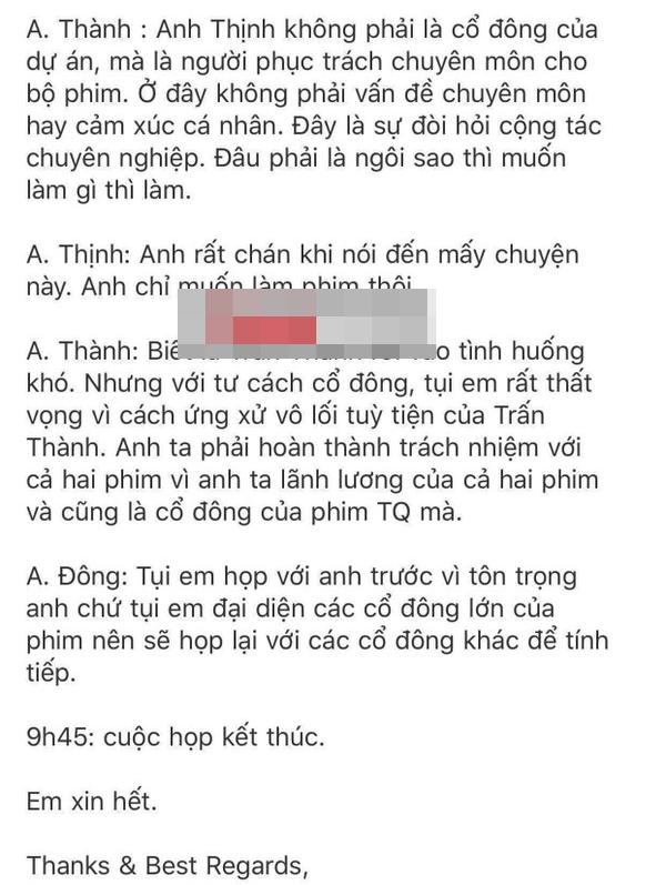 Ê kíp phim Trạng Quỳnh đòi khởi kiện Trấn Thành, Đức Thịnh phản đối: Tôi sẽ bảo vệ cậu ấy đến cùng-3