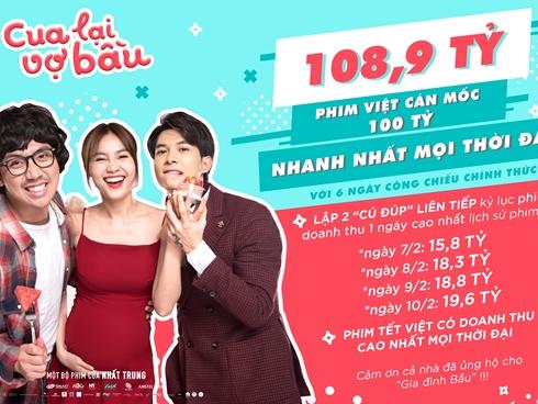 Mặc kệ bị chơi xấu, 'Cua Lại Vợ Bầu' của Trấn Thành vẫn cán mốc 108,9 tỷ đồng