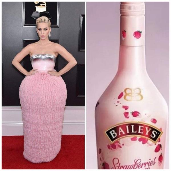 Chiếc đầm hồng thảm họa của Katy Perry ở Grammy 2019 trở thành nguồn cảm hứng chế ảnh siêu lầy-8